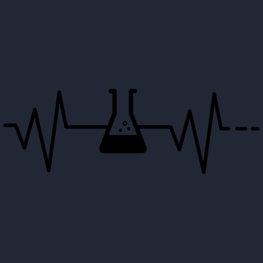 Motiv Herzschlag Chemie/ Physik/ Reagenzglas/ Science