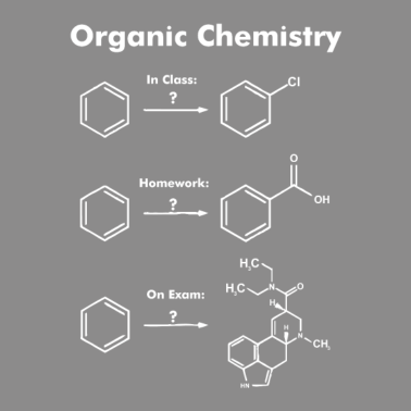 Motiv Organische Chemie Exam Spruch Geschenk
