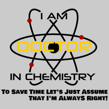 Motiv Doctor Chemie PhD Geschenkidee Abschluss Chemiker