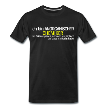 Chemie LK T-Shirt - Anorganischer Chemiker Geschenkidee Chemie Spruch