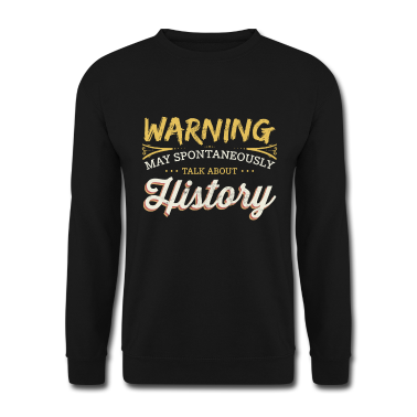 Geschichte LK Pullover - Warnung kann spontan über Geschichte sprechen Lustig