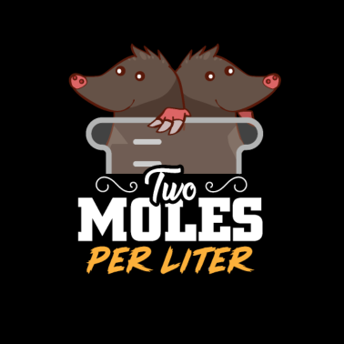 Motiv Zwei Mol Pro Liter Chemie Atomunterricht