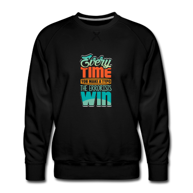 Geschichte LK Pullover - Jedes Mal, Wenn Sie Einen Tippfehler Machen,