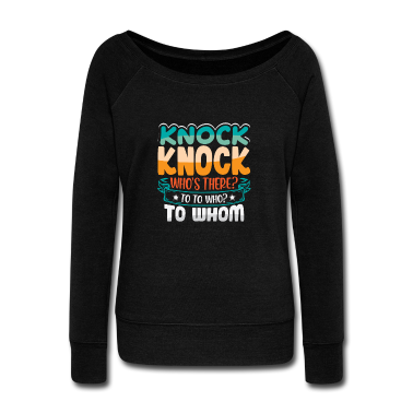 Geschichte LK Pullover - Knock Knoch Wer Da Ist Zu Wem Zu Wem