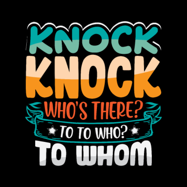 Motiv Knock Knoch Wer Da Ist Zu Wem Zu Wem
