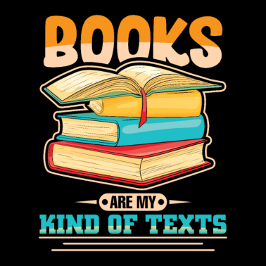 Motiv Bücher Sind Meine Art Von Textlesedesign
