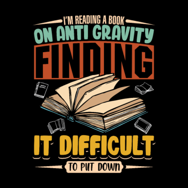 Motiv Ich Lese Ein Buch Über Anti-Schwerkraft-Design
