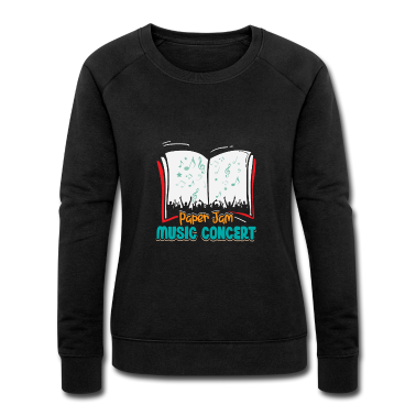 Geschichte LK Pullover - Papierstau Musik Condert Bücher Lesen Design