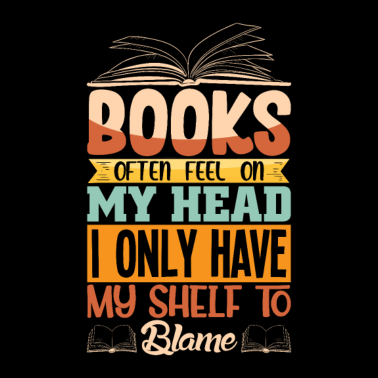 Motiv Bücher Fühlen Sich Oft Auf Meinem Kopf An Ich Habe