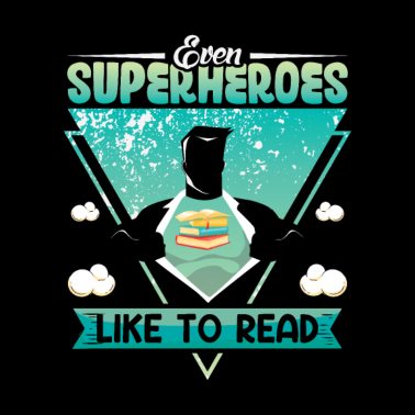 Motiv Sogar Superhelden Lesen Gerne Schuldesign