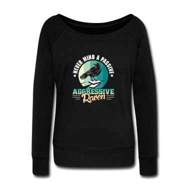 Geschichte LK Pullover - Egal, Ein Passiv Aggressiver Rabe Lustiges Design