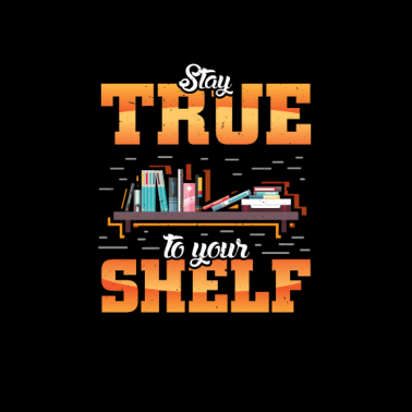 Motiv Bleiben Sie Ihren Regalbüchern Beim Lesen Und