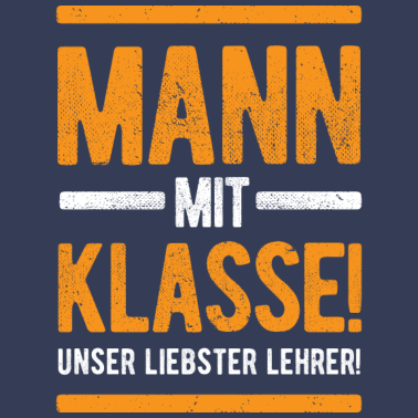 Motiv Bester Lehrer | Mann mit Klasse süßes Geschenk Sch