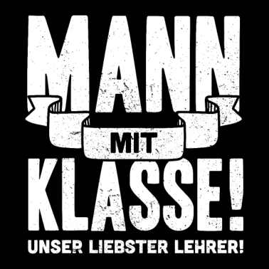 Motiv Bester Lehrer | Mann mit Klasse süßes Geschenk Sch