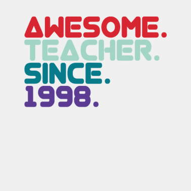 Motiv Awesome Teacher since 1998 Lehrer seit 1998