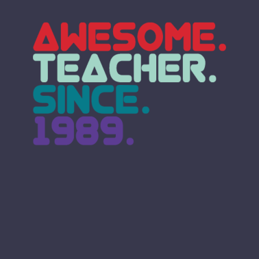 Motiv Awesome Teacher since 1989 Lehrer seit 1989