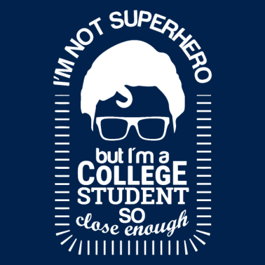 Motiv Student Superheld Student Elvis Cool Spruch