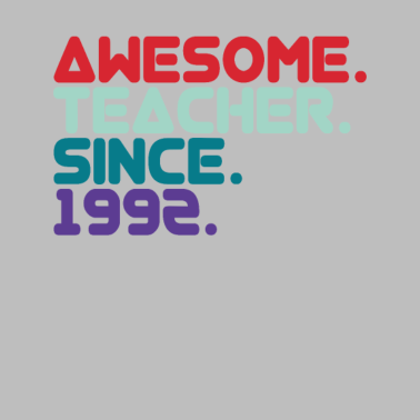 Motiv Awesome Teacher since 1992 Lehrer seit 1992