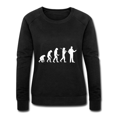 Geschichte LK Pullover - Evolution Lehrer Tafel Schüler Geschenk