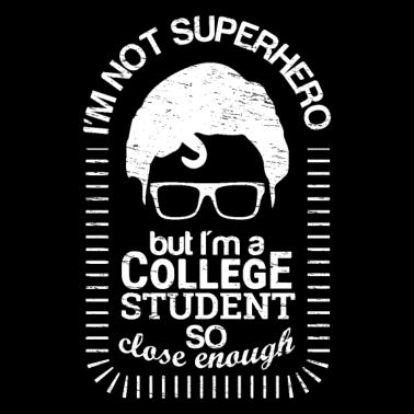 Motiv Student Superheld Student Elvis Cool Spruch