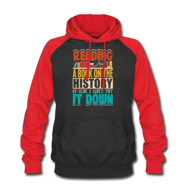 Geschichte LK Hoodie - Lesen Eines Buches Über Die Geschichte Des