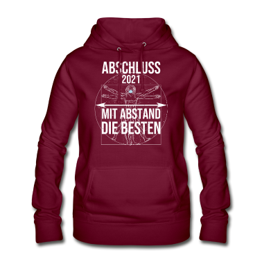 Geschichte LK Hoodie - Abschluss 2021 Motto Mit Abstand die Besten