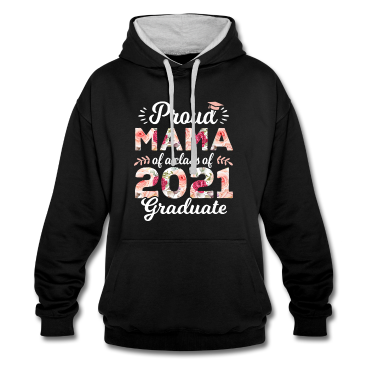 Geschichte LK Hoodie - Stolze Mutter Abschluss 2021