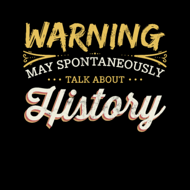 Motiv Warnung kann spontan über Geschichte sprechen Lustig