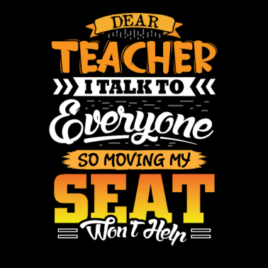 Motiv An den lehrer ich rede mit allen umsetzen unötig