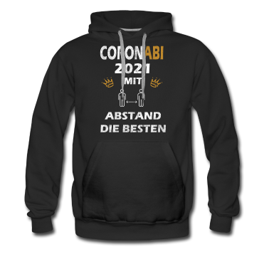 Geschichte LK Hoodie - Mit Abstand die Besten - Abitur Abi 2021 Geschenk