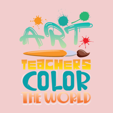 Motiv Kunst Lehrer verleihen der Welt farbe