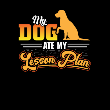 Motiv Mein hund hat meinen Unterichtsplan gefressen