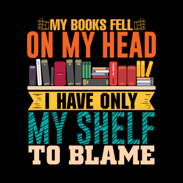 Motiv Meine Bücher Fielen Mir Auf Den Kopf, Mein Regal