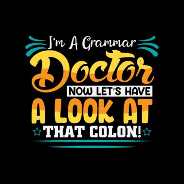 Motiv Ich Bin Ein Grammatikarzt, Jetzt Schauen Wir Es
