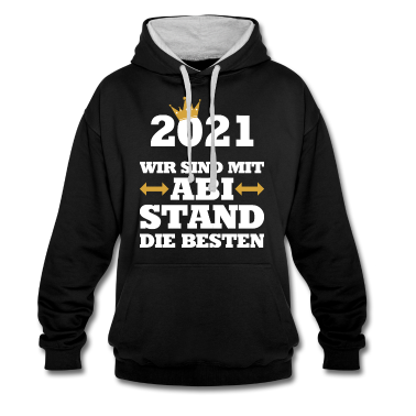 Geschichte LK Hoodie - Abitur Abi 2021 Corona Coronabi Abstand Die Besten