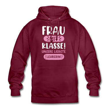 Geschichte LK Hoodie - Beste Lehrerin | Frau mit Klasse süßes Geschenk Sc