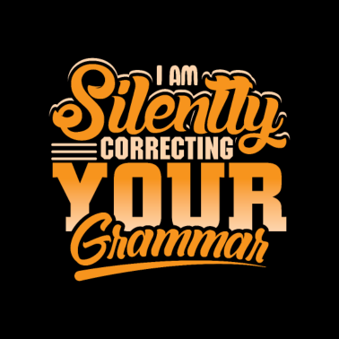 Motiv Ich Korrigiere Still Ihre Grammatik