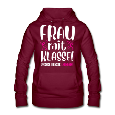 Geschichte LK Hoodie - Beste Lehrerin | Frau mit Klasse süßes Geschenk Sc