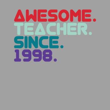 Motiv Awesome Teacher since 1998 Lehrer seit 1998