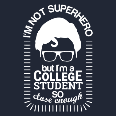 Motiv Student Superheld Student Elvis Cool Spruch