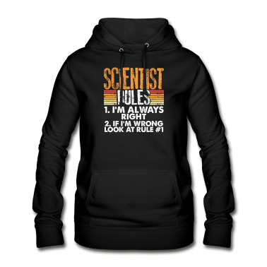 Geschichte LK Hoodie - Wissenschaftler Gift Scientist Regeln immer richtig