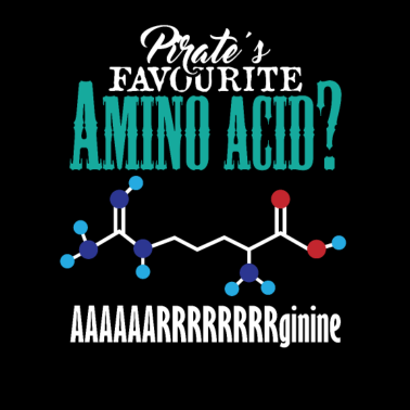 Motiv Lieblings Amino Säure von Piraten Arginine