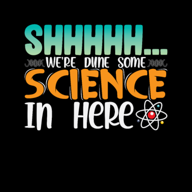 Motiv pssst wir machen wissenschaft hier drinen