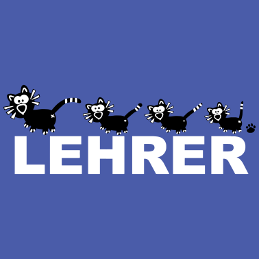 Motiv Lehrer Geschenke Abschluss Schule Grundschule Cats