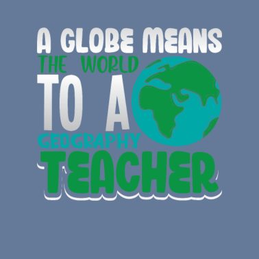Motiv Ein globus bedeutet die Welt für einen Geo Lehrer