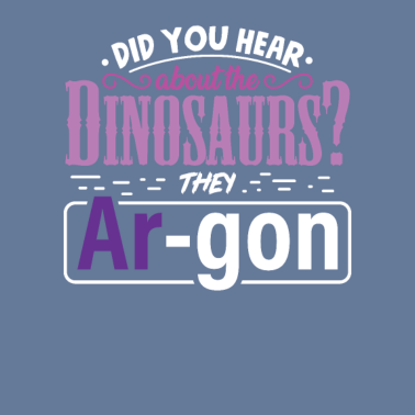 Motiv Dinosaurier chemie with englischer spruch