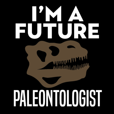 Motiv Ich bin ein zukünftiger Paläontologe Dinos Skelett