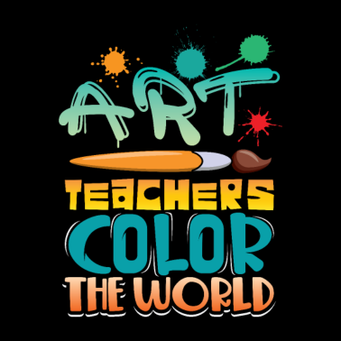 Motiv Kunst Lehrer verleihen der Welt farbe