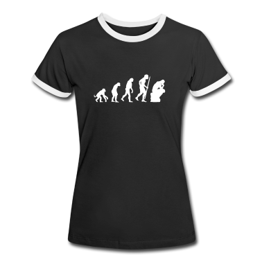 Geschichte LK T-Shirt - Evolution der Denker Philosophie Philosoph Lustige