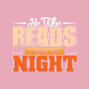 Motiv Wer Liest, Wird Jeden Abend Gebucht